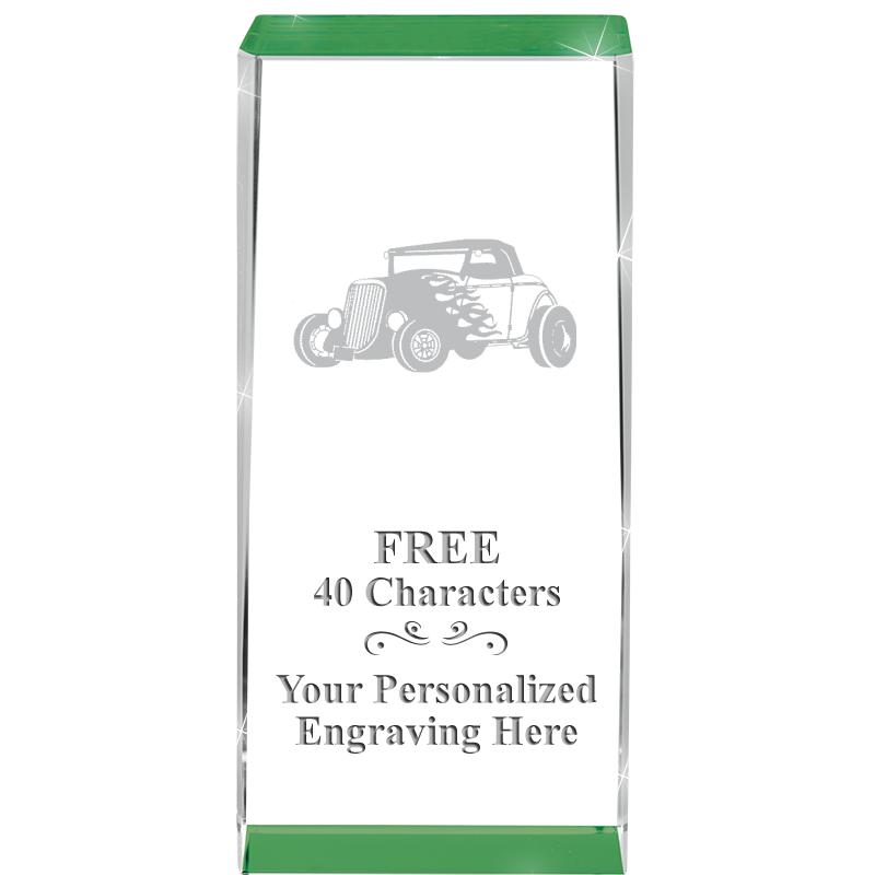 4.5" SPOTLIGHT GREEN CRYSTAL