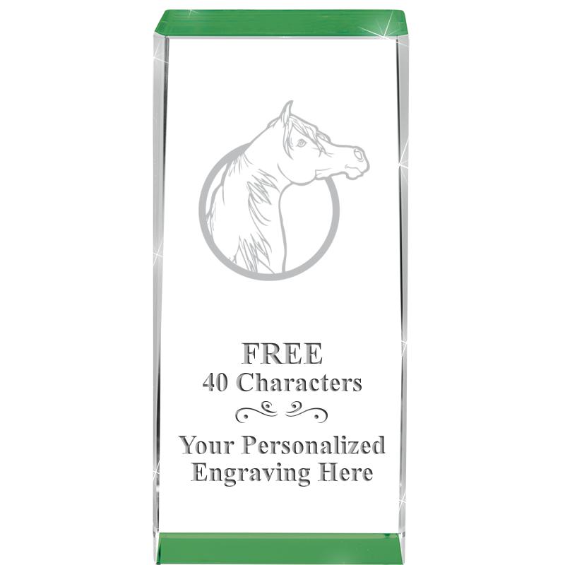 4.5" SPOTLIGHT GREEN CRYSTAL