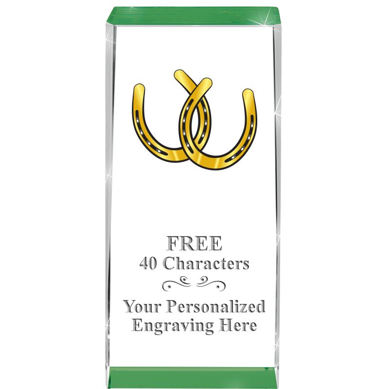 4.5" SPOTLIGHT GREEN CRYSTAL