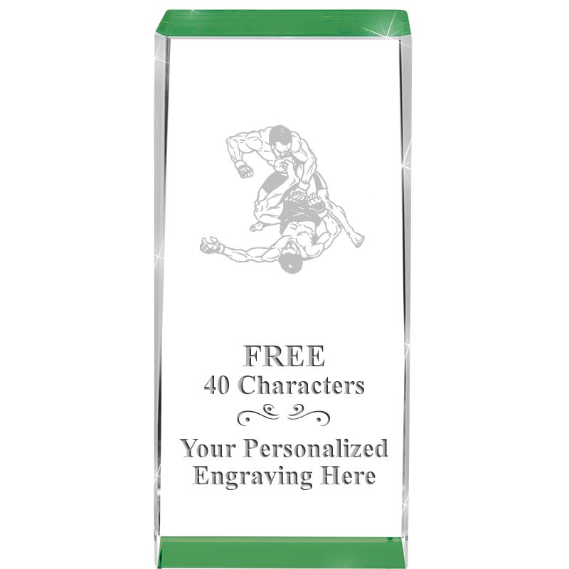 4.5" SPOTLIGHT GREEN CRYSTAL