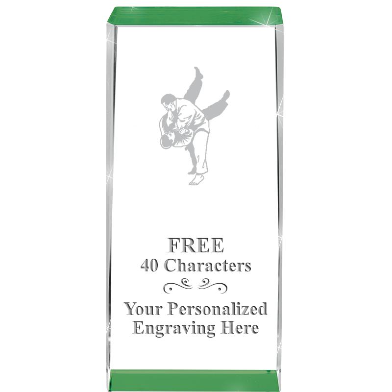 4.5" SPOTLIGHT GREEN CRYSTAL