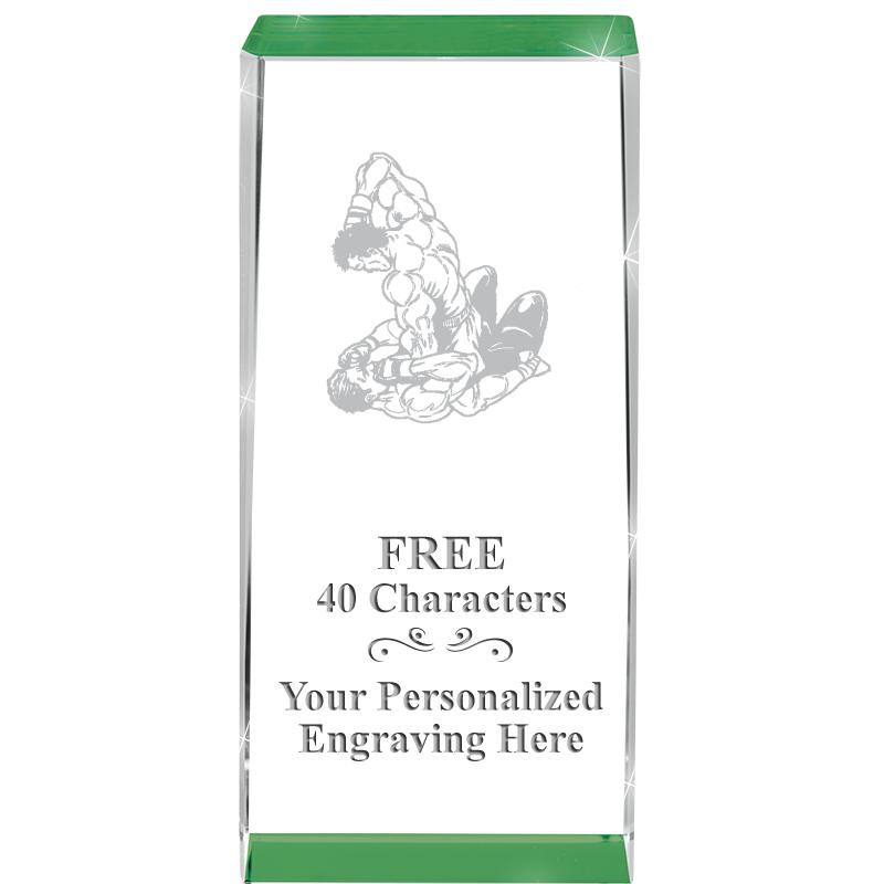 4.5" SPOTLIGHT GREEN CRYSTAL