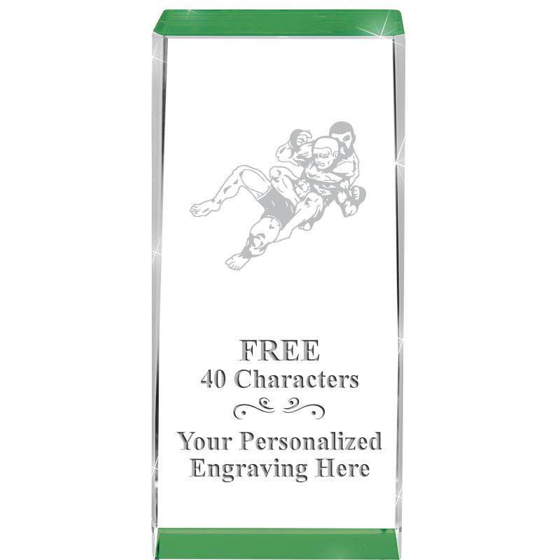 4.5" SPOTLIGHT GREEN CRYSTAL