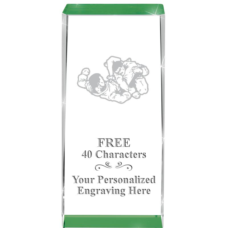 4.5" SPOTLIGHT GREEN CRYSTAL