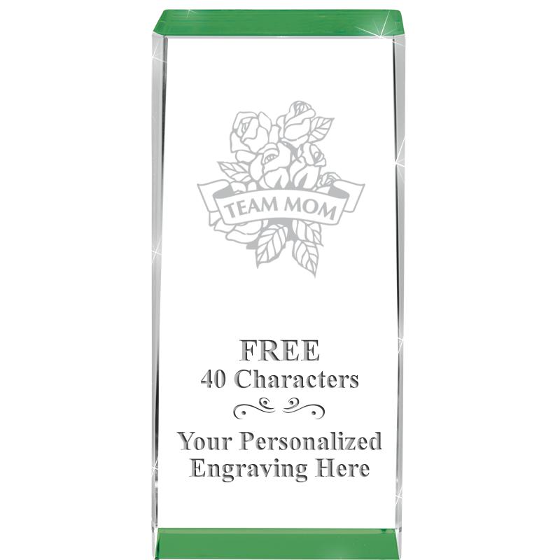 4.5" SPOTLIGHT GREEN CRYSTAL