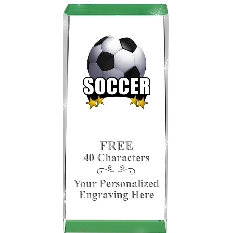 4.5" SPOTLIGHT GREEN CRYSTAL