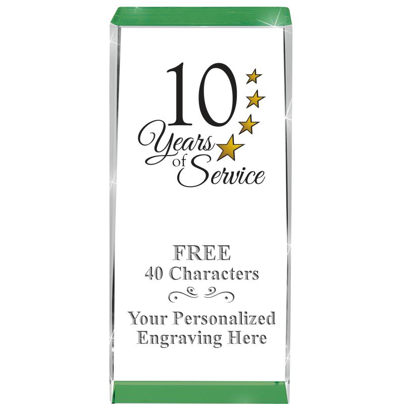 4.5" SPOTLIGHT GREEN CRYSTAL