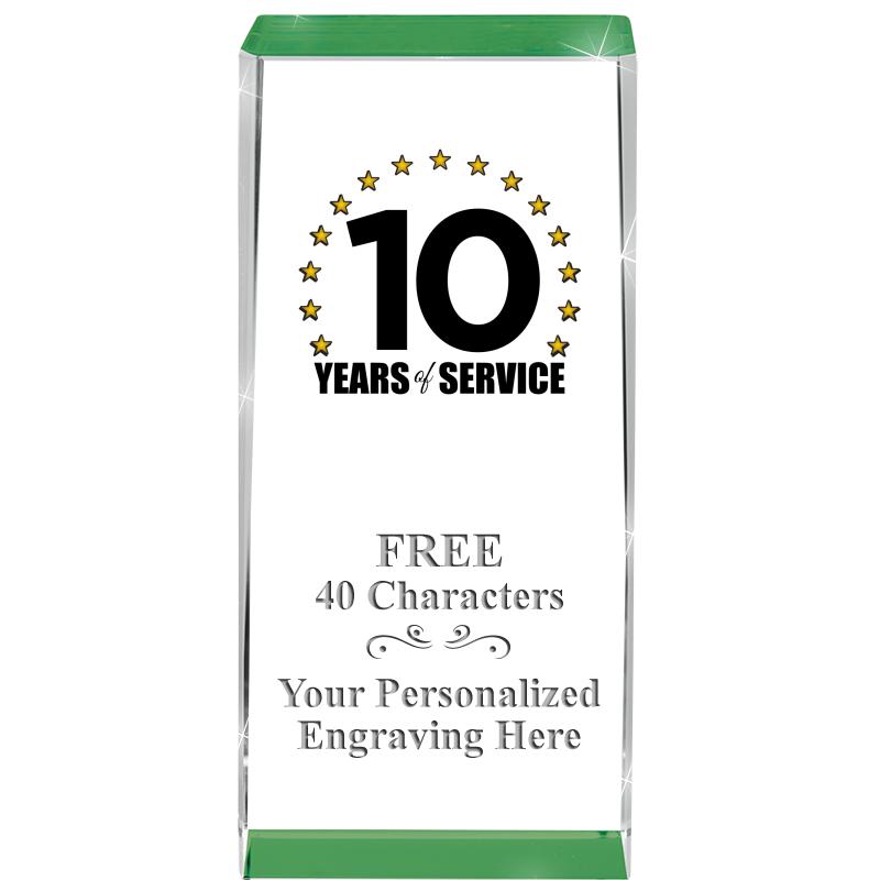 4.5" SPOTLIGHT GREEN CRYSTAL