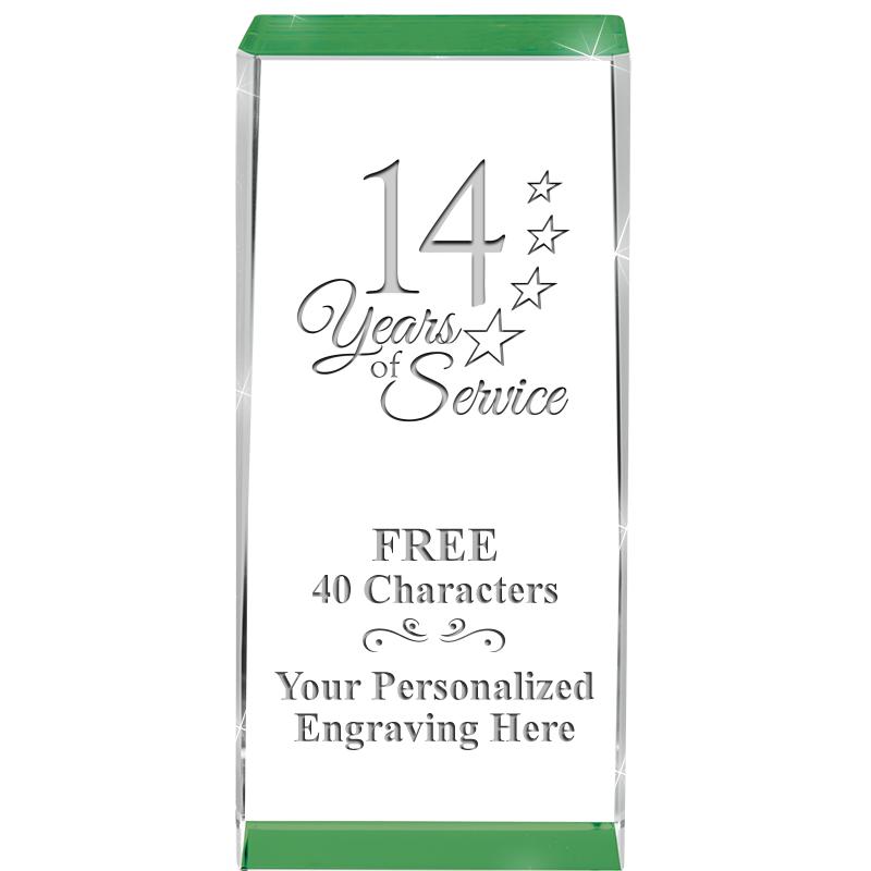 4.5" SPOTLIGHT GREEN CRYSTAL