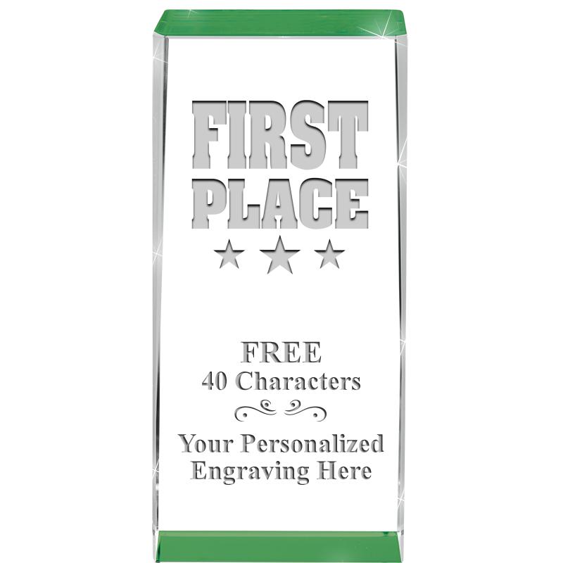 4.5" SPOTLIGHT GREEN CRYSTAL