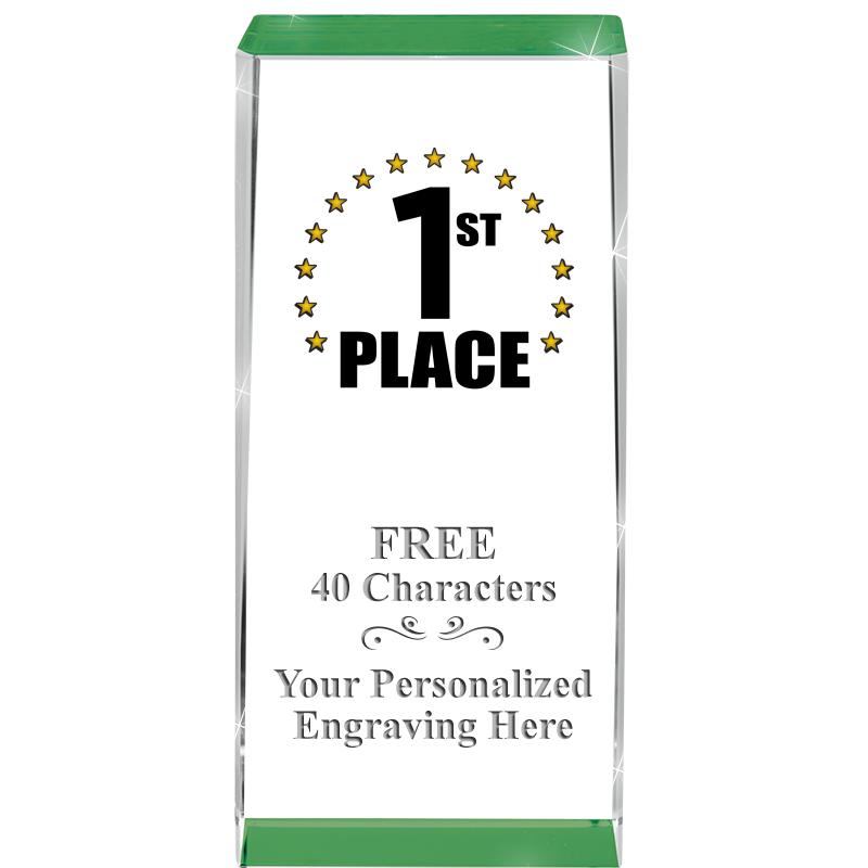 4.5" SPOTLIGHT GREEN CRYSTAL