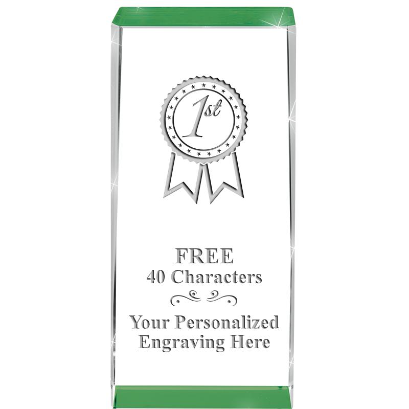 4.5" SPOTLIGHT GREEN CRYSTAL