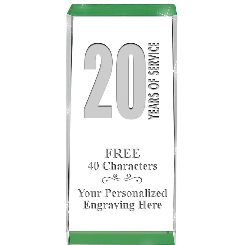 4.5" SPOTLIGHT GREEN CRYSTAL