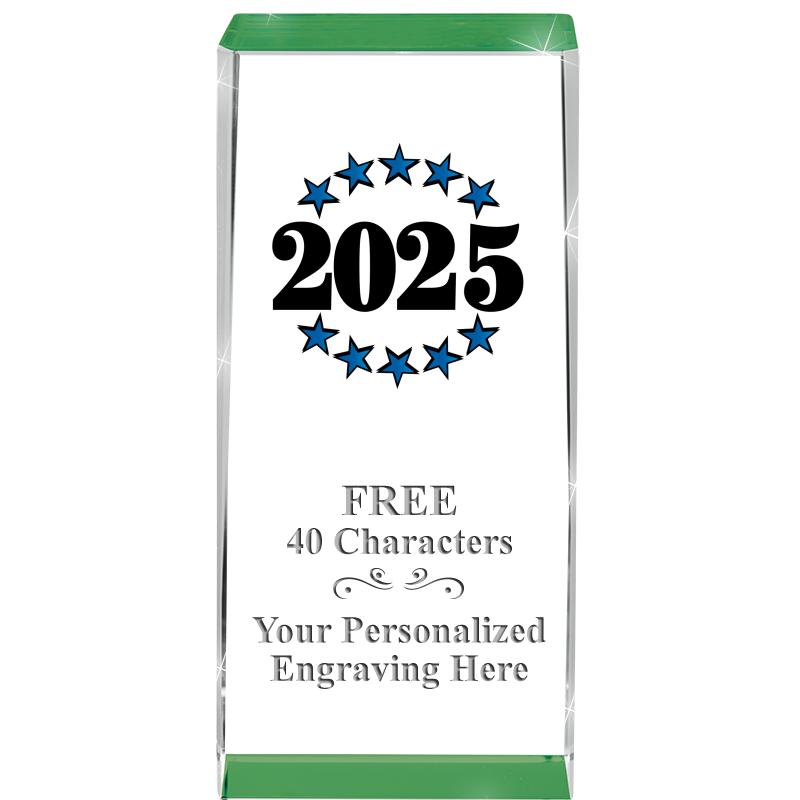 4.5" SPOTLIGHT GREEN CRYSTAL