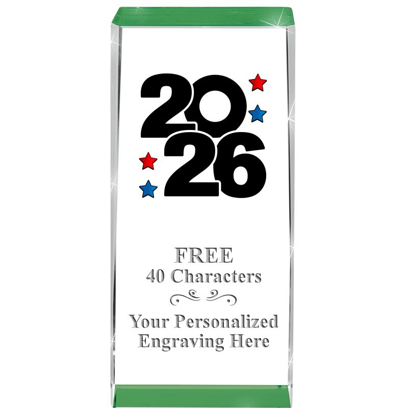 4.5" SPOTLIGHT GREEN CRYSTAL