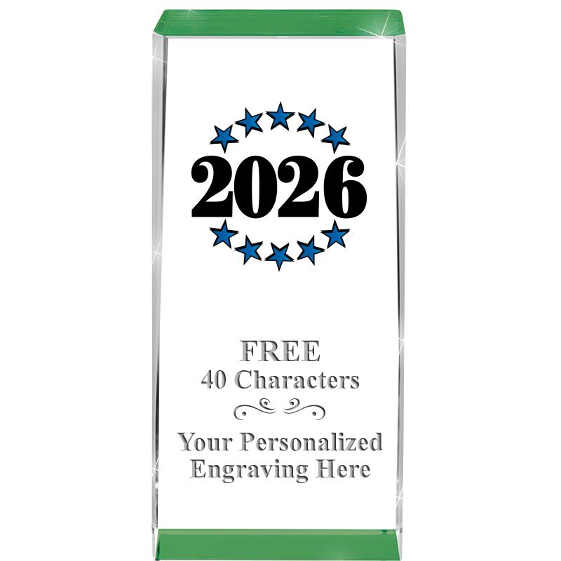 4.5" SPOTLIGHT GREEN CRYSTAL