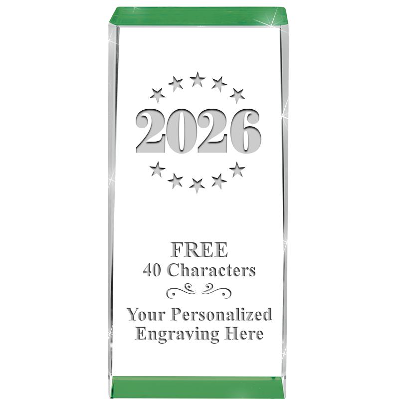 4.5" SPOTLIGHT GREEN CRYSTAL