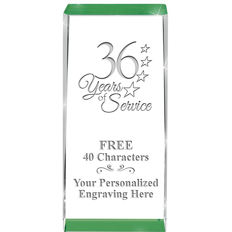 4.5" SPOTLIGHT GREEN CRYSTAL