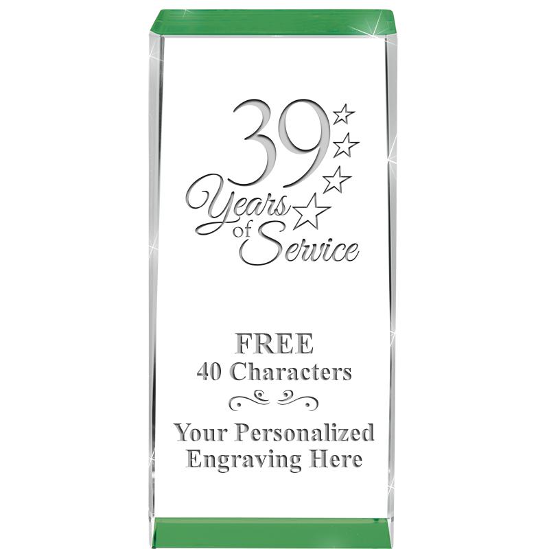 4.5" SPOTLIGHT GREEN CRYSTAL