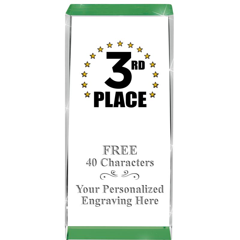 4.5" SPOTLIGHT GREEN CRYSTAL