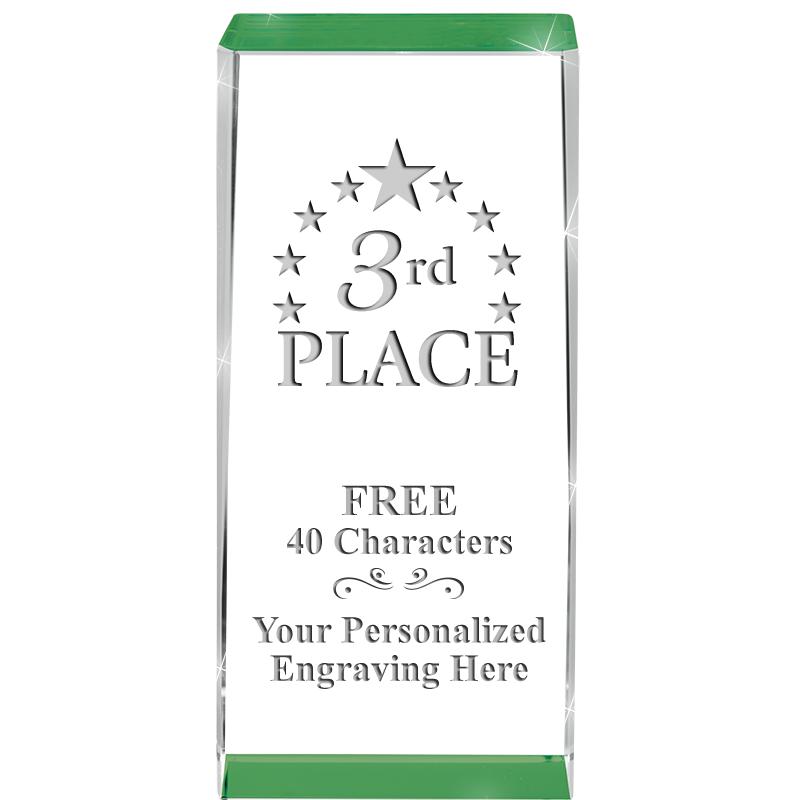 4.5" SPOTLIGHT GREEN CRYSTAL