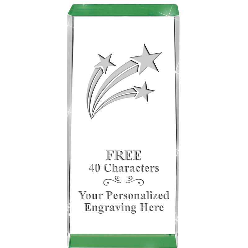 4.5" SPOTLIGHT GREEN CRYSTAL