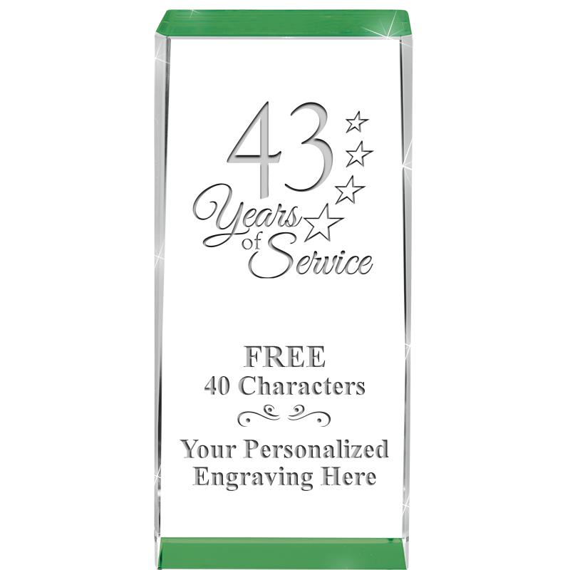 4.5" SPOTLIGHT GREEN CRYSTAL