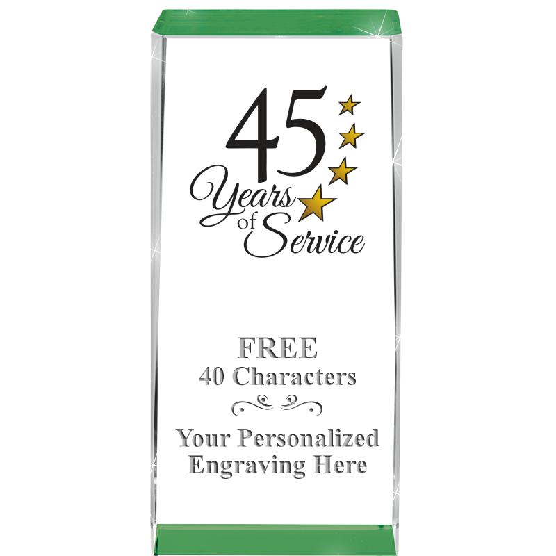 4.5" SPOTLIGHT GREEN CRYSTAL