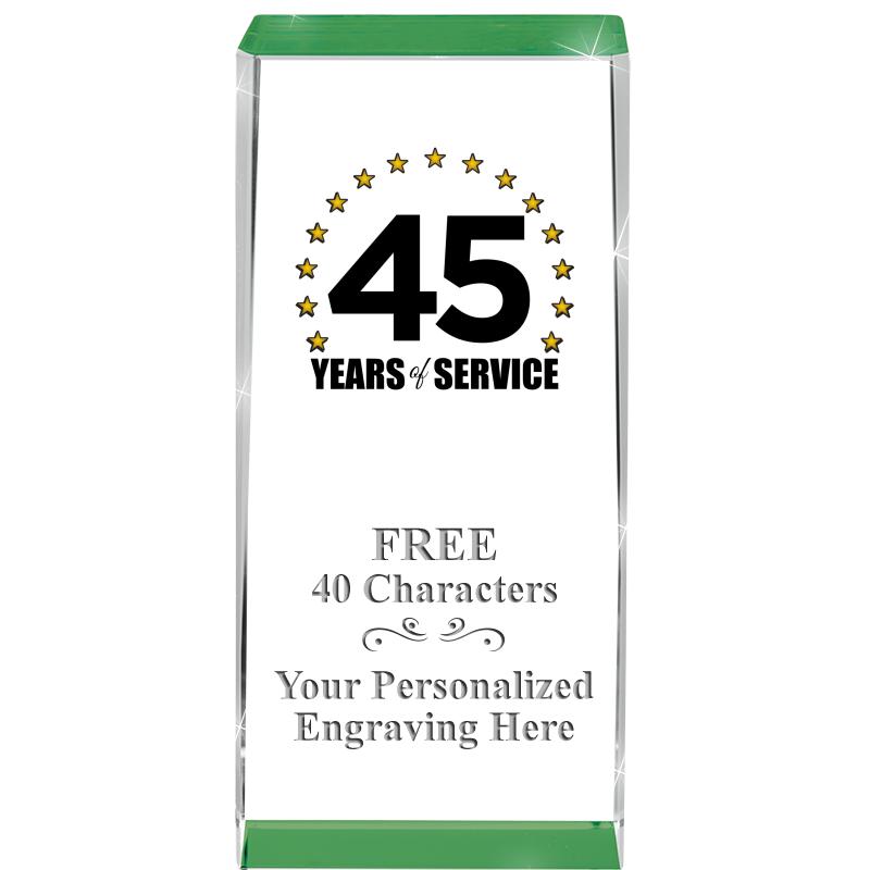 4.5" SPOTLIGHT GREEN CRYSTAL