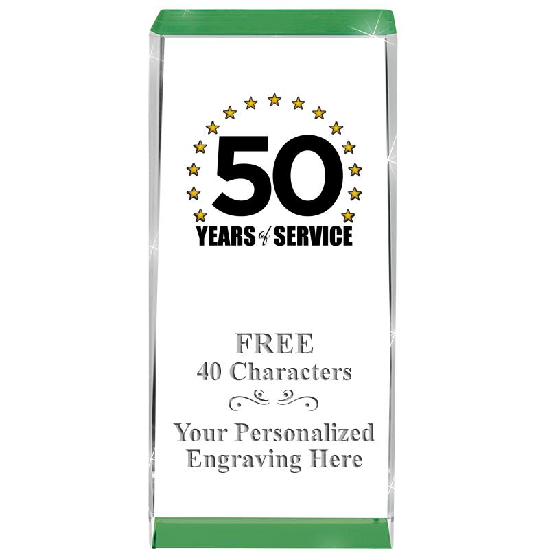 4.5" SPOTLIGHT GREEN CRYSTAL