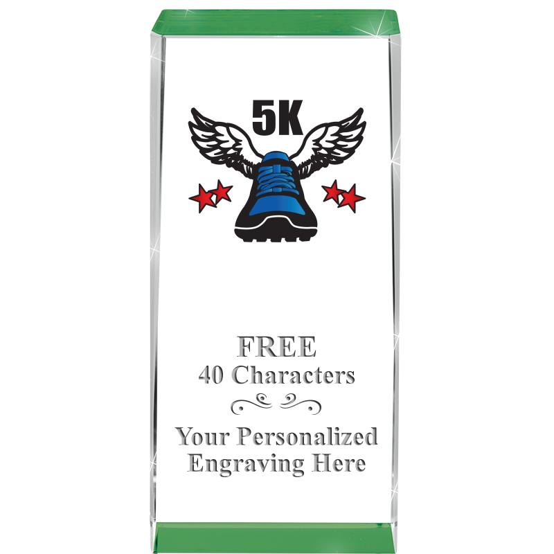 4.5" SPOTLIGHT GREEN CRYSTAL