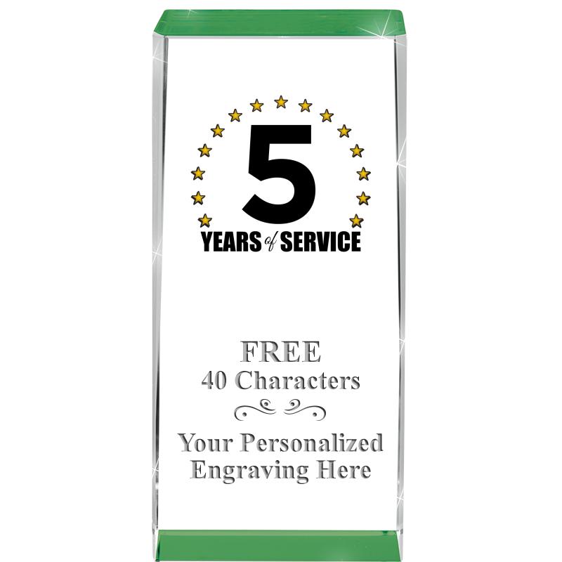 4.5" SPOTLIGHT GREEN CRYSTAL