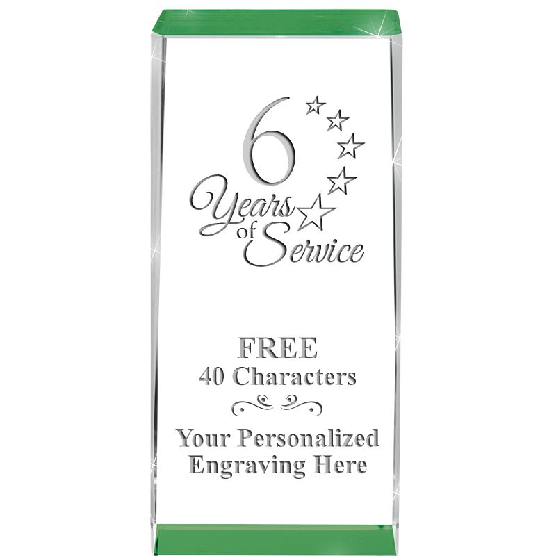 4.5" SPOTLIGHT GREEN CRYSTAL