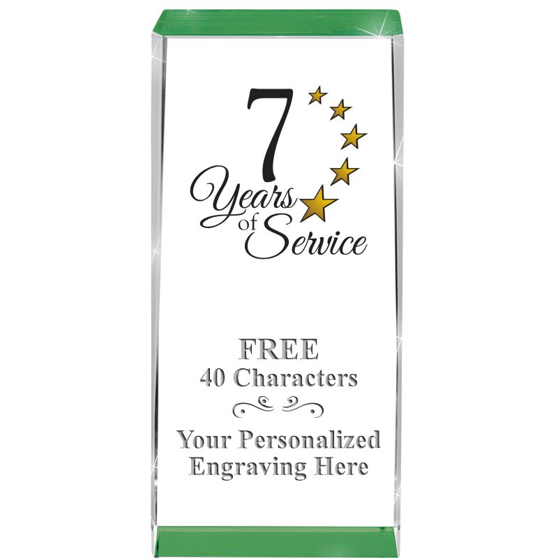 4.5" SPOTLIGHT GREEN CRYSTAL