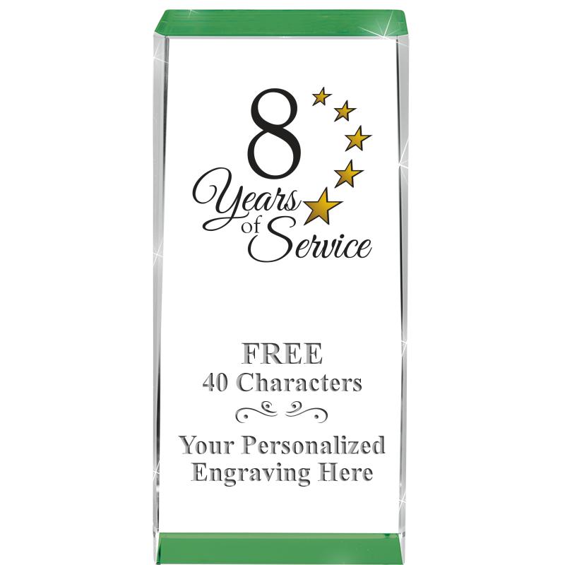 4.5" SPOTLIGHT GREEN CRYSTAL