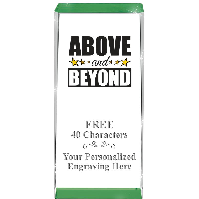 4.5" SPOTLIGHT GREEN CRYSTAL