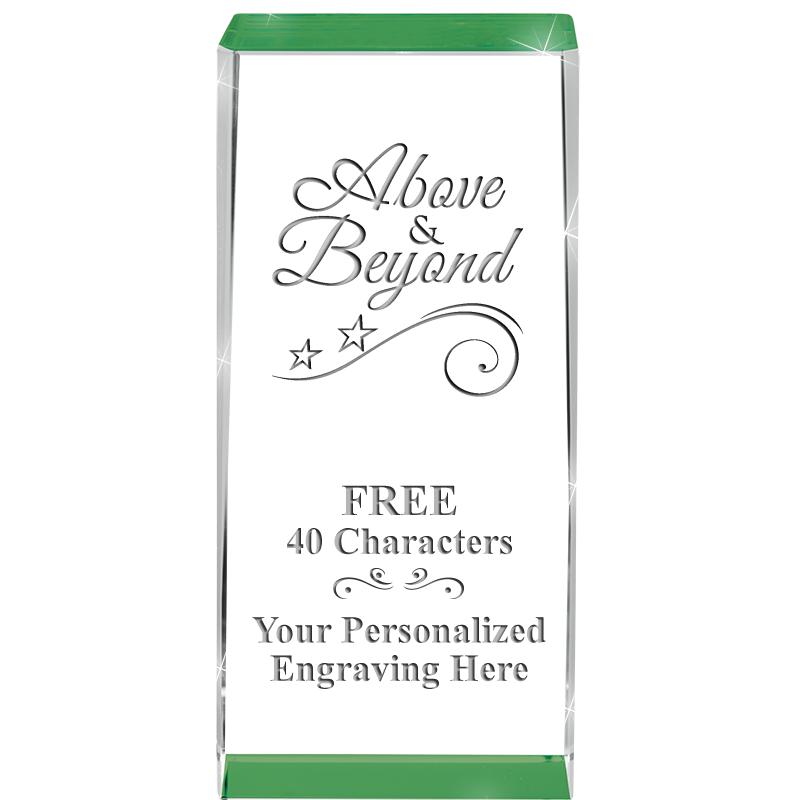 4.5" SPOTLIGHT GREEN CRYSTAL