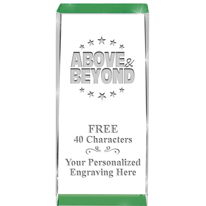 4.5" SPOTLIGHT GREEN CRYSTAL