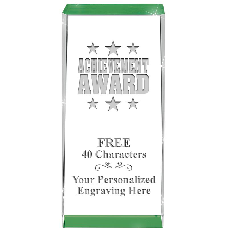 4.5" SPOTLIGHT GREEN CRYSTAL