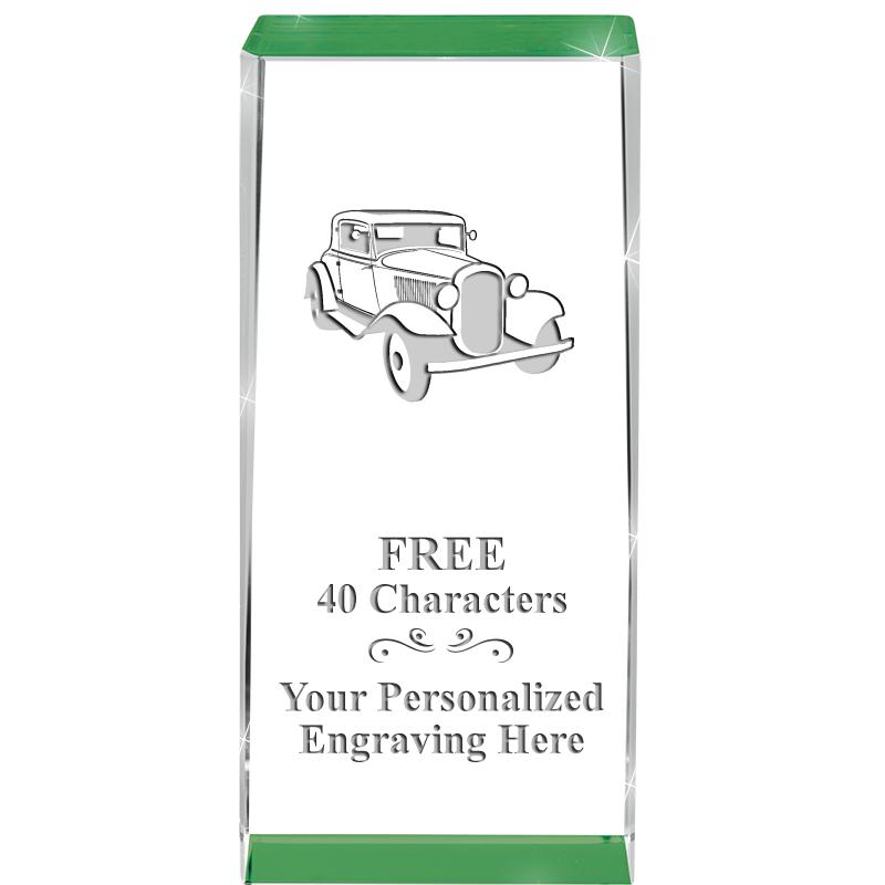 4.5" SPOTLIGHT GREEN CRYSTAL