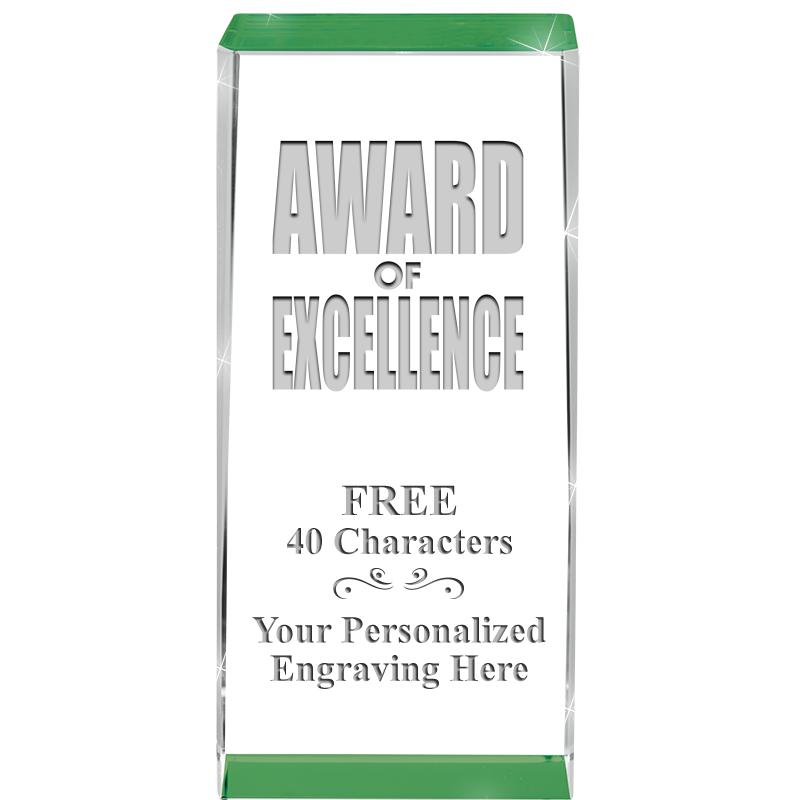 4.5" SPOTLIGHT GREEN CRYSTAL