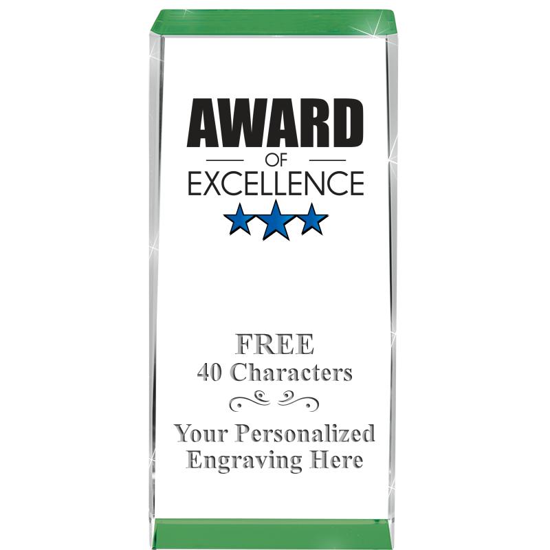 4.5" SPOTLIGHT GREEN CRYSTAL