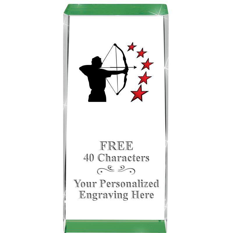 4.5" SPOTLIGHT GREEN CRYSTAL