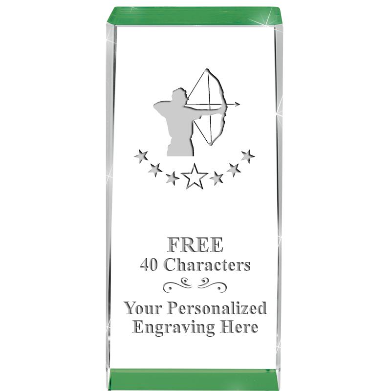 4.5" SPOTLIGHT GREEN CRYSTAL