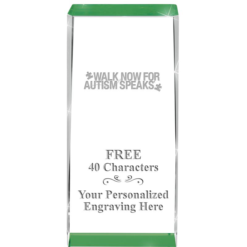 4.5" SPOTLIGHT GREEN CRYSTAL