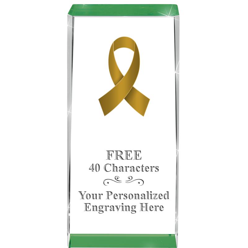 4.5" SPOTLIGHT GREEN CRYSTAL