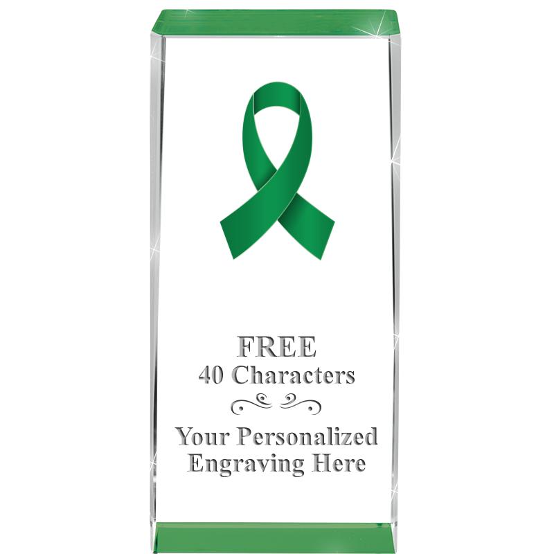 4.5" SPOTLIGHT GREEN CRYSTAL