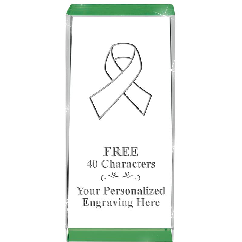 4.5" SPOTLIGHT GREEN CRYSTAL