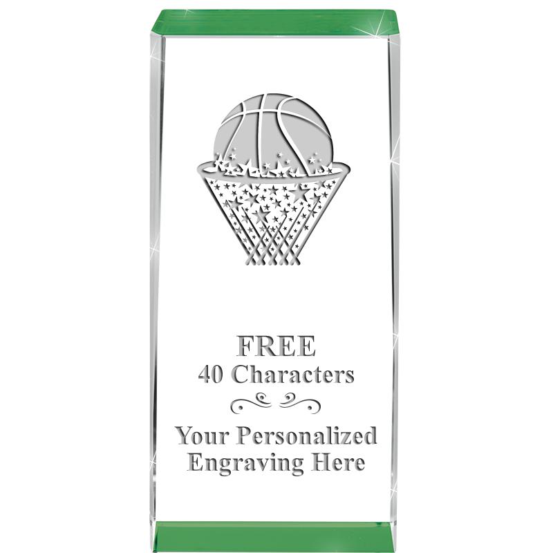 4.5" SPOTLIGHT GREEN CRYSTAL