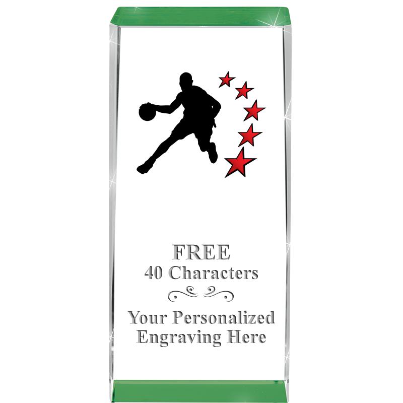 4.5" SPOTLIGHT GREEN CRYSTAL